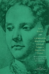 cover of Complete Writings: Letterbook, Dialogue on Adam and Eve, Orations