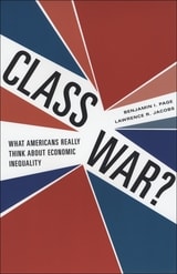 cover of Class War?: What Americans Really Think about Economic Inequality