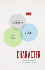 cover of Character: Three Inquiries in Literary Studies