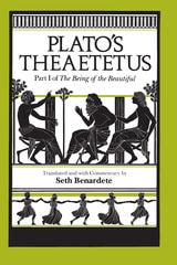 cover of Plato's Theaetetus: Part I of The Being of the Beautiful