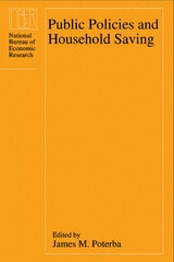 cover of Public Policies and Household Saving