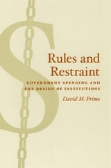 cover of Rules and Restraint: Government Spending and the Design of Institutions