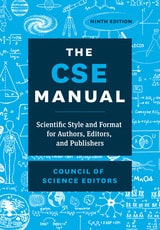 cover of The CSE Manual, Ninth Edition: Scientific Style and Format for Authors, Editors, and Publishers