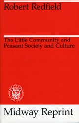cover of The Little Community and Peasant Society and Culture