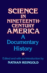 cover of Science in Nineteenth-Century America: A Documentary History