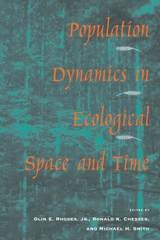 cover of Population Dynamics in Ecological Space and Time