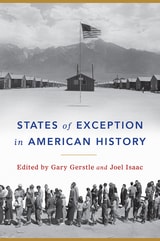 cover of States of Exception in American History
