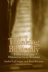 cover of Thinking Biblically: Exegetical and Hermeneutical Studies