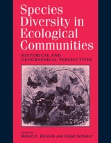 cover of Species Diversity in Ecological Communities