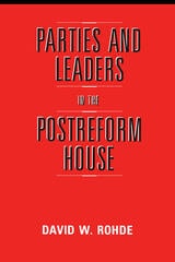 cover of Parties and Leaders in the Postreform House