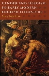 cover of Gender and Heroism in Early Modern English Literature