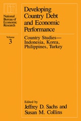 cover of Developing Country Debt and Economic Performance, Volume 3: Country Studies--Indonesia, Korea, Philippines, Turkey