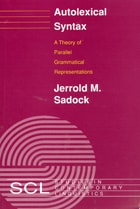 cover of Autolexical Syntax: A Theory of Parallel Grammatical Representations