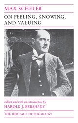 cover of On Feeling, Knowing, and Valuing: Selected Writings