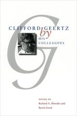 cover of Clifford Geertz by His Colleagues