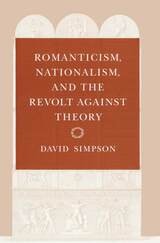 cover of Romanticism, Nationalism, and the Revolt against Theory