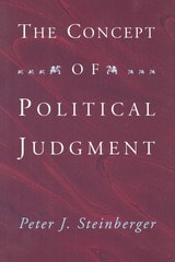 cover of The Concept of Political Judgment