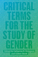 cover of Critical Terms for the Study of Gender