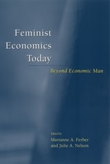 cover of Feminist Economics Today: Beyond Economic Man