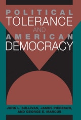 cover of Political Tolerance and American Democracy