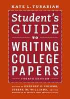 cover of Student's Guide to Writing College Papers: Fourth Edition