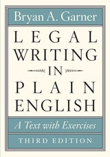 cover of Legal Writing in Plain English, Third Edition: A Text with Exercises