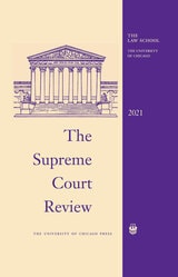 cover of The Supreme Court Review, 2021