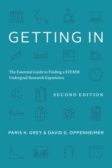 cover of Getting In: The Essential Guide to Finding a STEMM Undergrad Research Experience