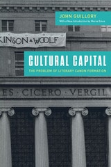 cover of Cultural Capital: The Problem of Literary Canon Formation