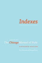 cover of Indexes: A Chapter from The Chicago Manual of Style, 16th ed.