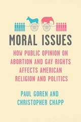 cover of Moral Issues: How Public Opinion on Abortion and Gay Rights Affects American Religion and Politics