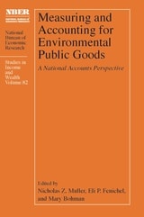 cover of Measuring and Accounting for Environmental Public Goods: A National Accounts Perspective