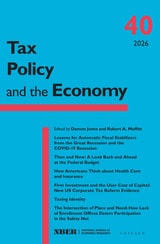 cover of Tax Policy and the Economy, Volume 40