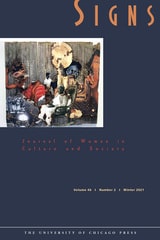 cover of Signs: Journal of Women in Culture and Society, volume 46 number 2 (Winter 2021)