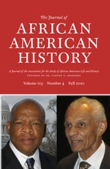 cover of The Journal of African American History, volume 105 number 4 (Fall 2020)