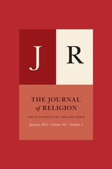 cover of The Journal of Religion, volume 101 number 1 (January 2021)