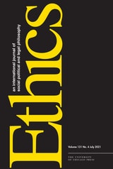 cover of Ethics, volume 131 number 4 (July 2021)