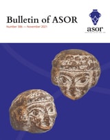 cover of Bulletin of ASOR, volume 386 number 1 (November 2021)