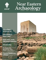cover of Near Eastern Archaeology, volume 84 number 4 (December 2021)