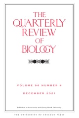 cover of The Quarterly Review of Biology, volume 96 number 4 (December 2021)
