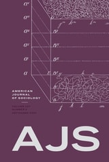 cover of American Journal of Sociology, volume 127 number 2 (September 2021)