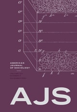cover of American Journal of Sociology, volume 127 number 3 (November 2021)