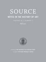 cover of Source: Notes in the History of Art, volume 41 number 1 (Fall 2021)