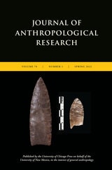 cover of Journal of Anthropological Research, volume 78 number 1 (Spring 2022)