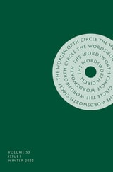 cover of The Wordsworth Circle, volume 53 number 1 (Winter 2022)