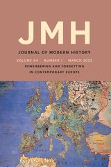 cover of The Journal of Modern History, volume 94 number 1 (March 2022)