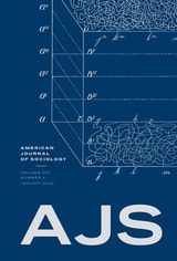 cover of American Journal of Sociology, volume 127 number 4 (January 2022)