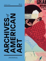 cover of Archives of American Art Journal, volume 61 number 1 (Spring 2022)