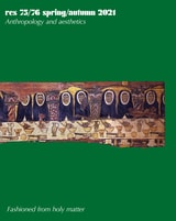 cover of Res: Anthropology and Aesthetics, volume 75-76 number 1 (2021)