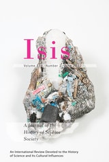 cover of Isis, volume 113 number 2 (June 2022)